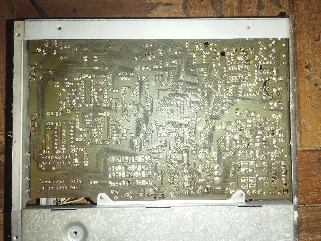 Chassi com Placa, Fonte e VUs do Tape Deck Polyvox CP-650D - Foto 5