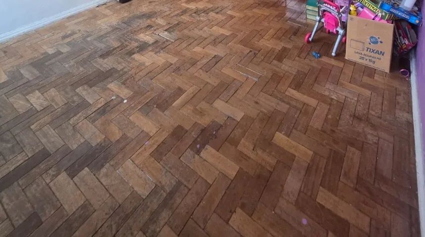 Piso tipo taco de madeira - Foto 3