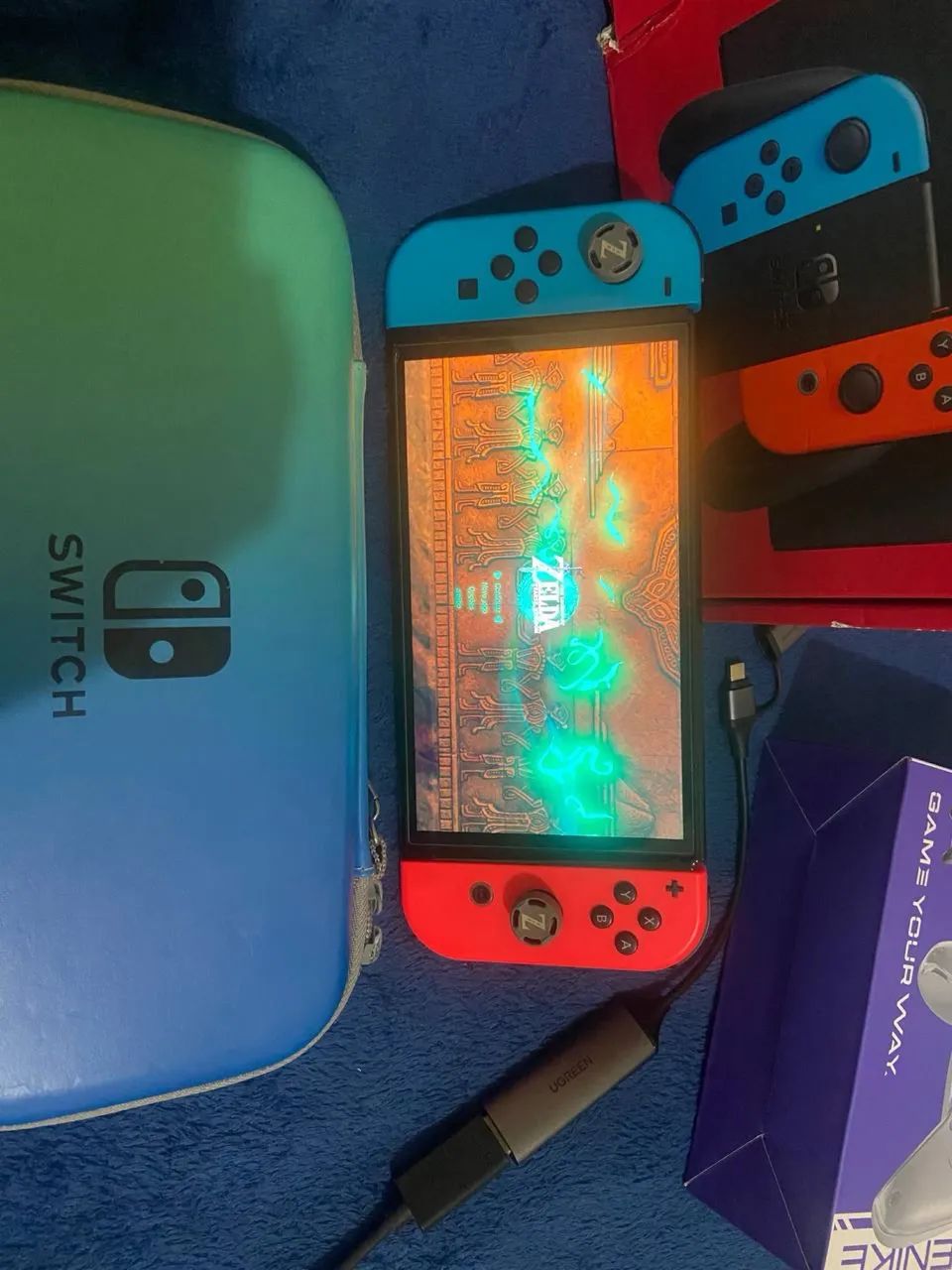 Nintendo Switch Desbloqueado, 256GB + 3 Controles - Foto 5