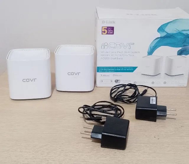 2 Roteador D-link Covr-1102 Wireless Mesh Ac 1200 Dual Core