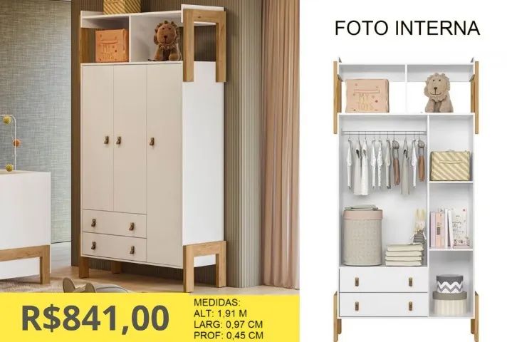 ROUPEIRO INFANTIL A PRONTA-ENTREGA 