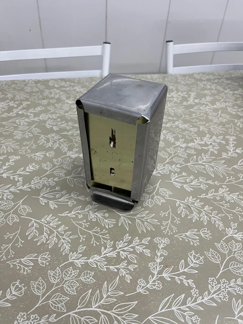 Dispenser de guardanapos de aço, tenho 43