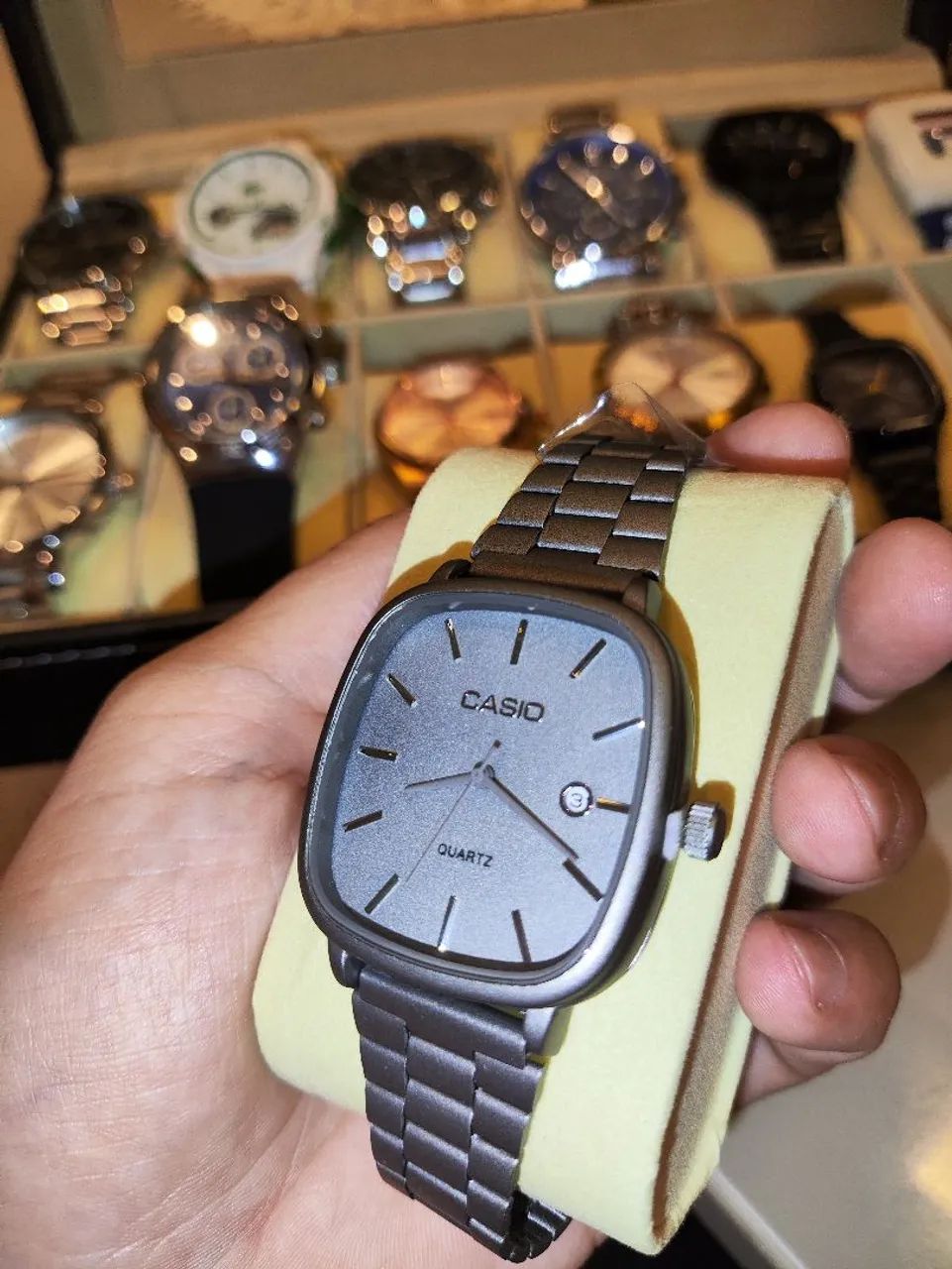 Relógio Casio Vintage Chumbo - Foto 3