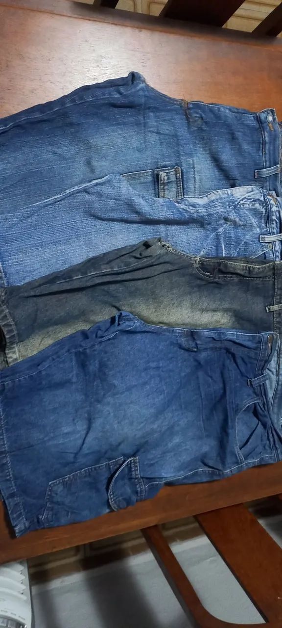 BERMUDAS Jeans Masculinas 4 PECAS Tamanho 54 - Foto 4