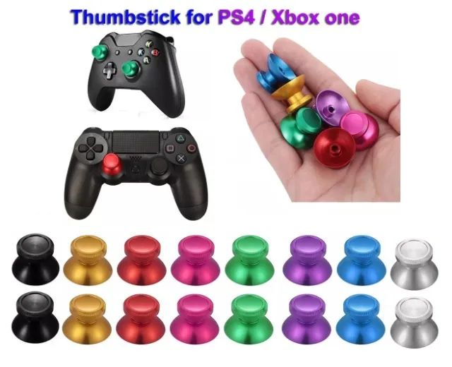 Par Analógicos, Alavancas De Alumínio PS4 ou Xbox One 