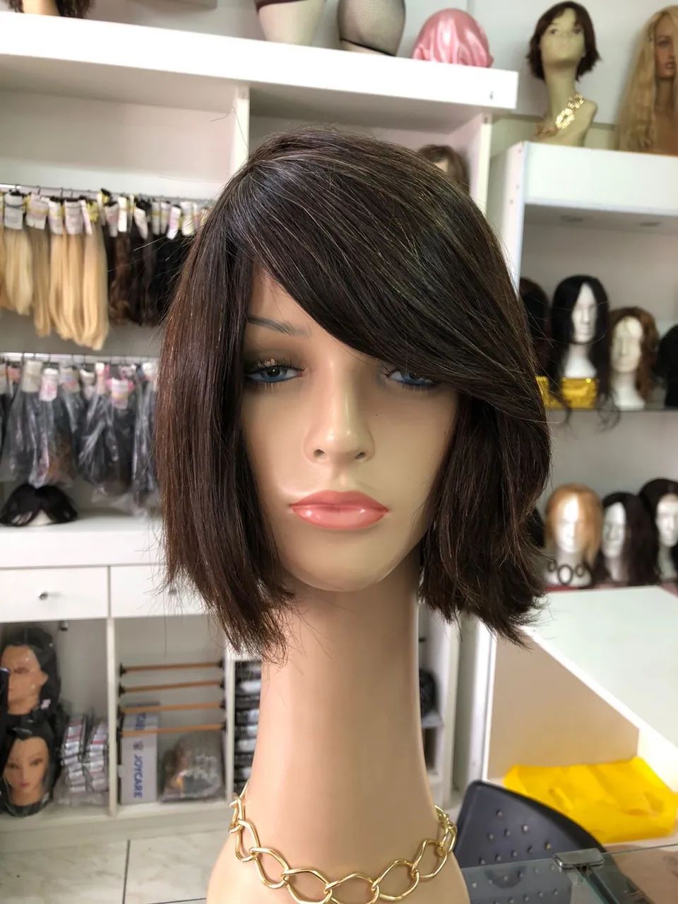 Perucas cabelos humanos valor da unidade excelente preço oportunidade ! - Foto 6