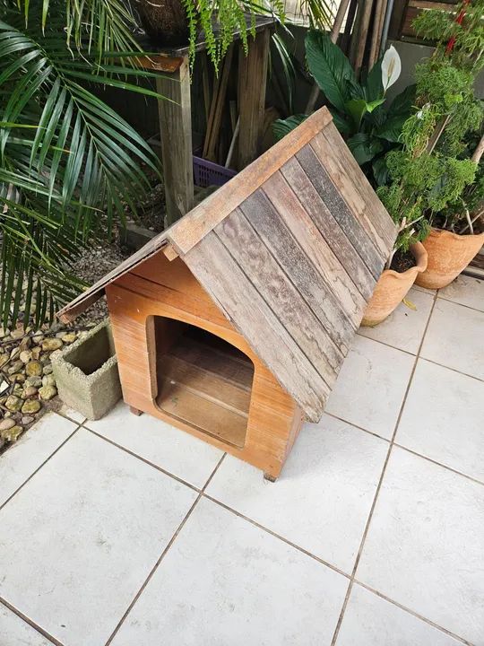 Casinha de cachorro em madeira - Foto 2