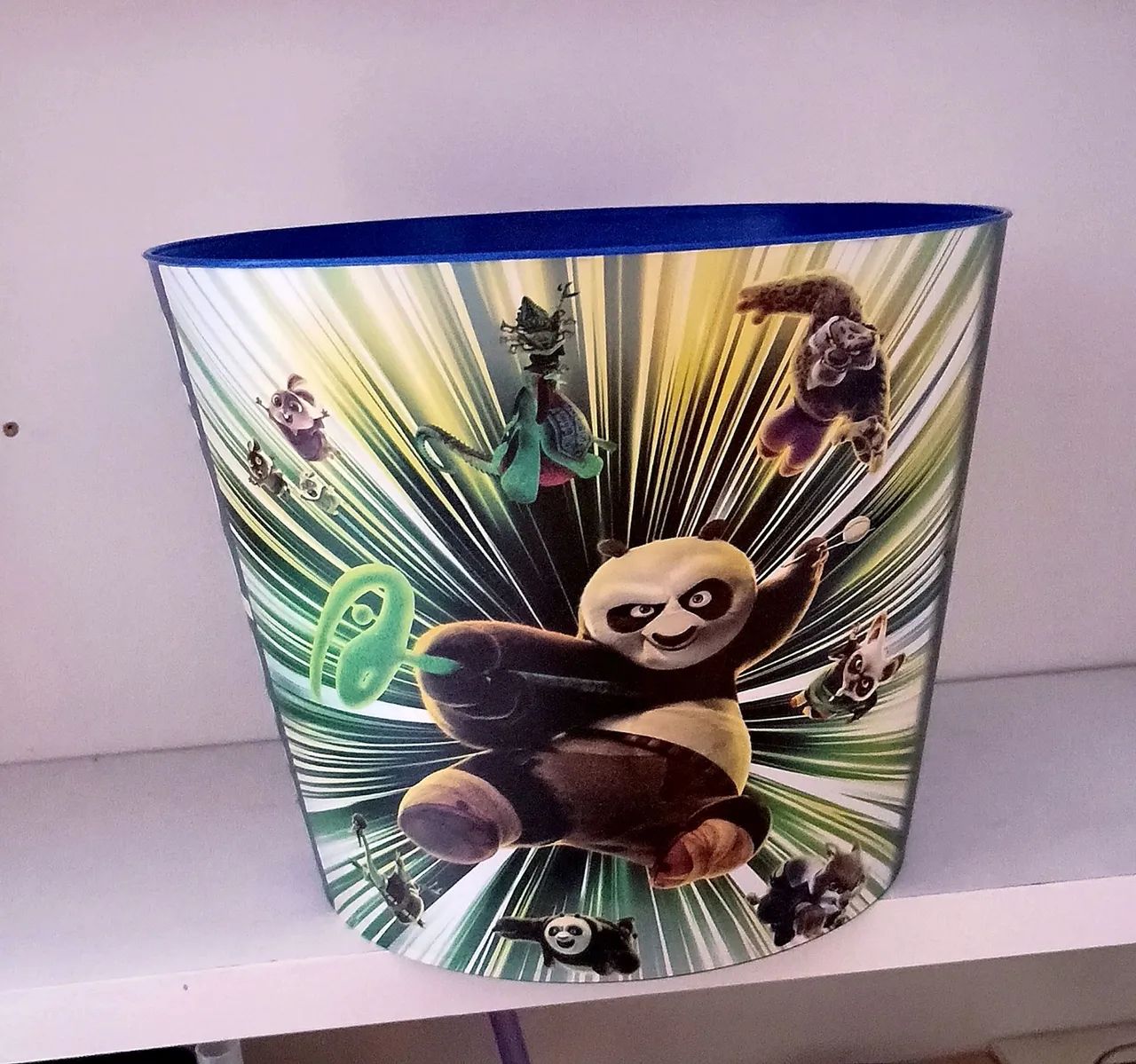 Kit balde card cartão Kung Fu Panda gato de botas trolls chefinho Cinemark Cinépolis geek - Foto 2