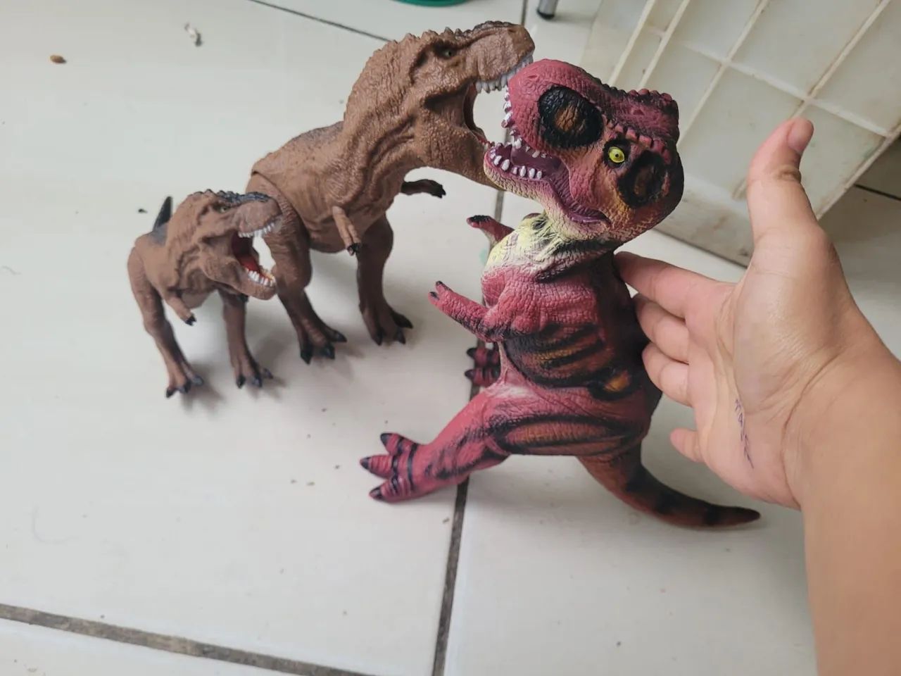 Dinossauros de Brinquedo - 3 Peças - Foto 3