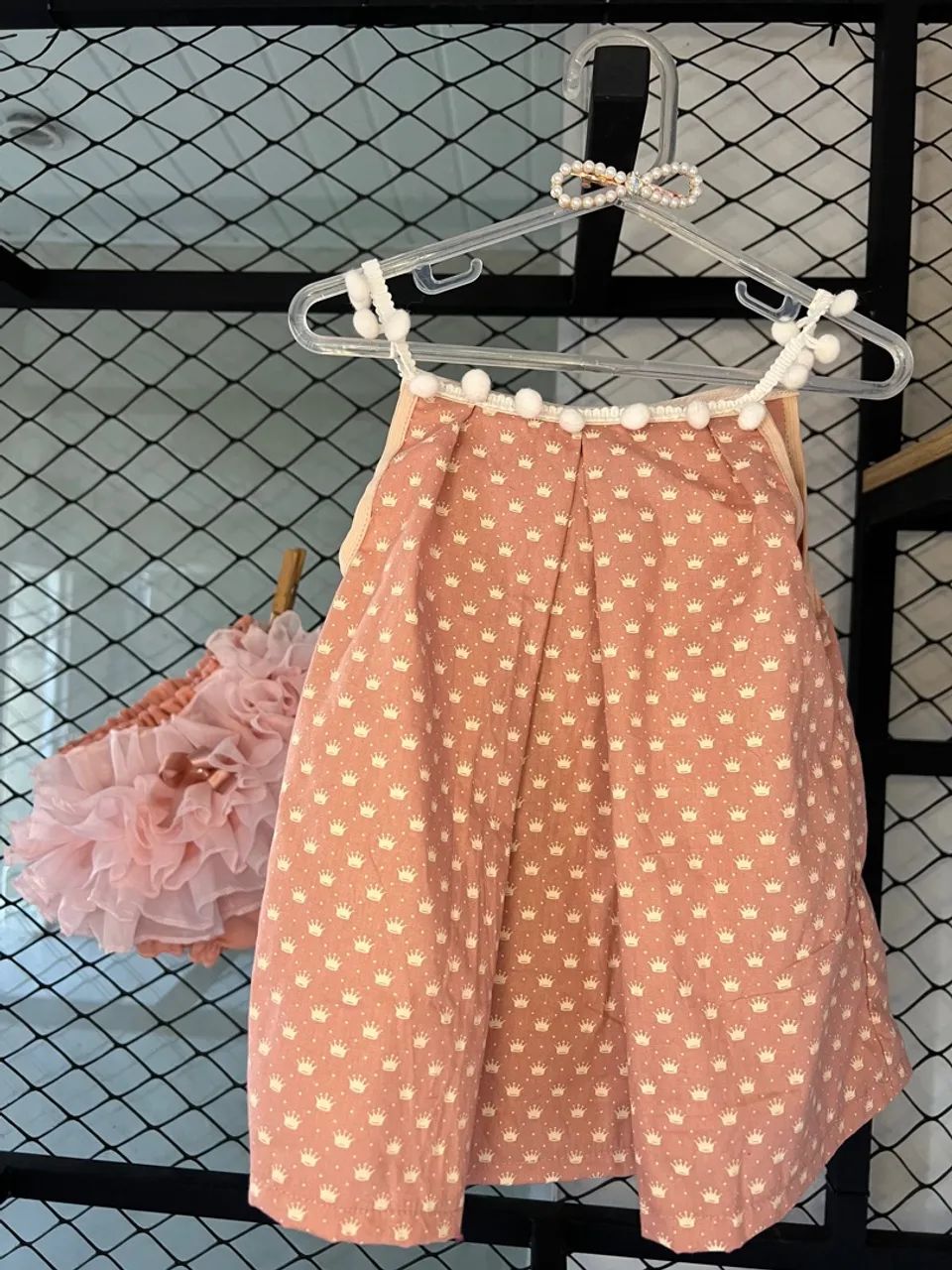 Conjunto floral para bebê kit menina calcinha bunda rica - Foto 5