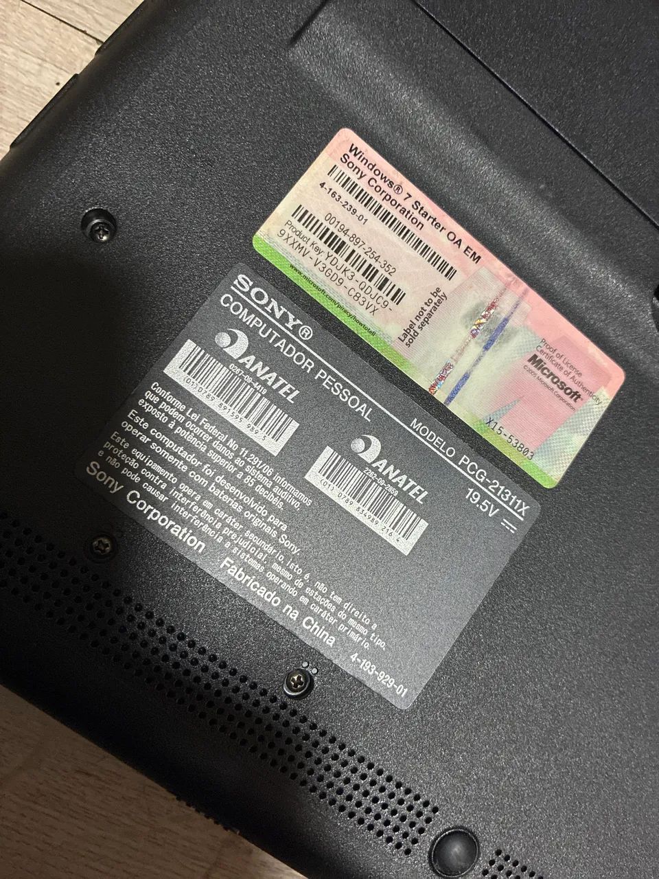 Vendo netbook Sony PCG21311 defeito pecas - Foto 3