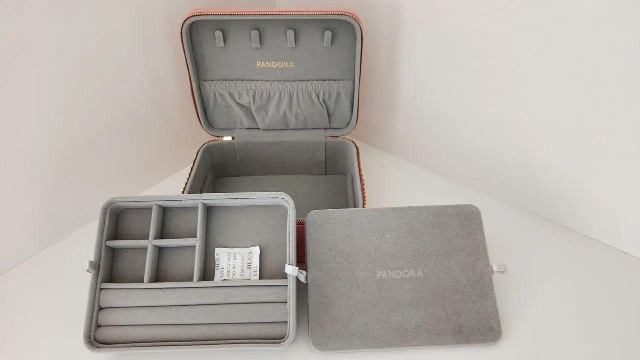 Caixa de Jóias Pandora Rosa - Foto 6