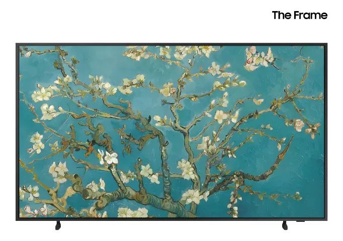 Televisão Samsung Smart TV QLED 4K The Frame 50LS03B, Tela Matte, Nova, Lacrada, Na caixa
