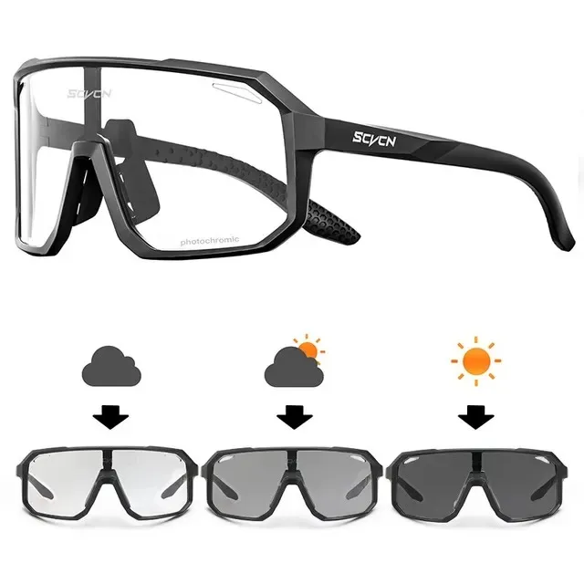 Oculos de ciclismo fotocromatico unissex