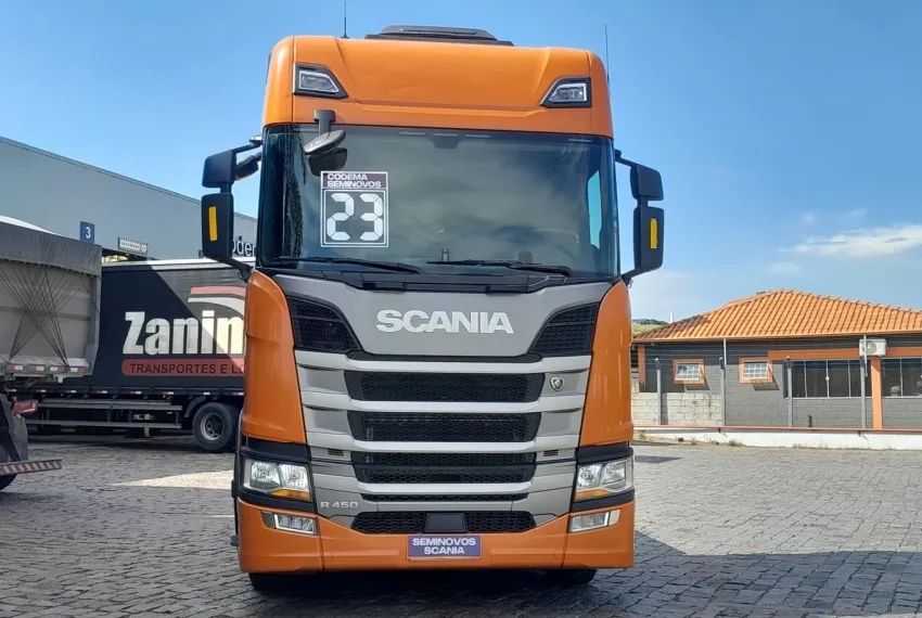 SCANIA R450 A6X2 2022/2023 - SAIA LATERAL, DEFLETORES, PNEUS NOVOS IMPORTADOS, ADAS - Foto 3