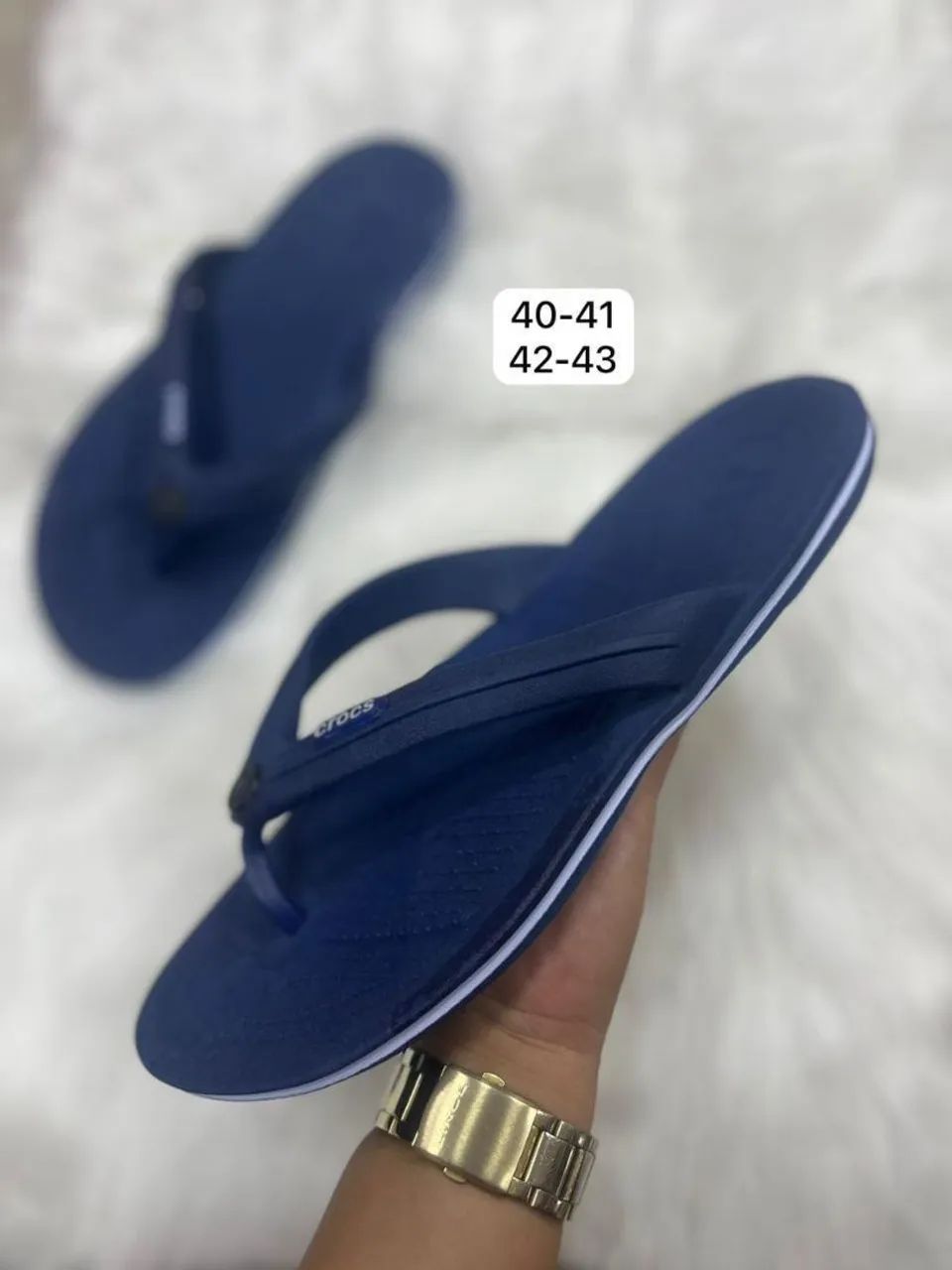 Chinelo Crocs Masculino - Preto - Foto 2