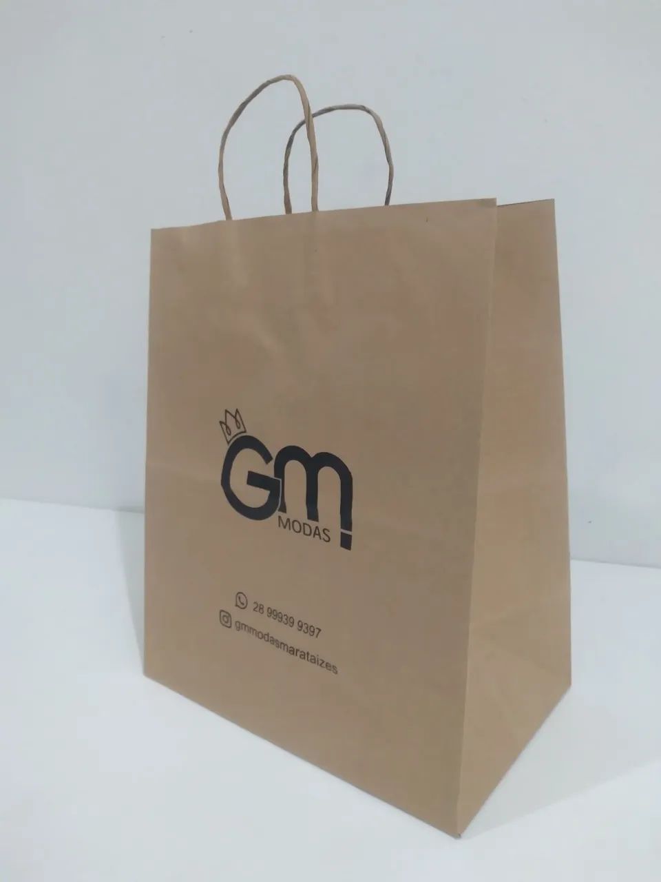 Sacola de Papel Kraft Personalizada  - Foto 3