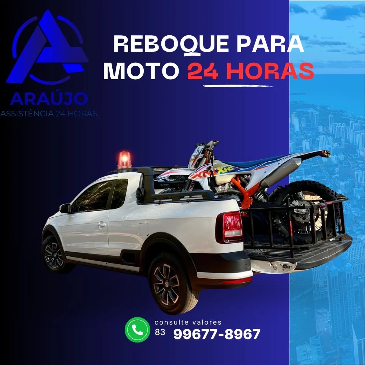 REBOQUE/GUINCHO PARA MOTOS