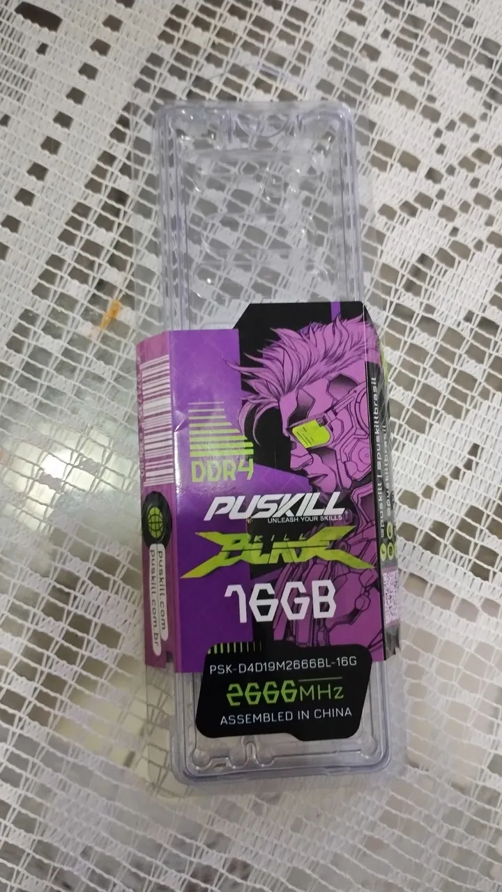 Memória RAM 16GB DDR4 2666MHz!