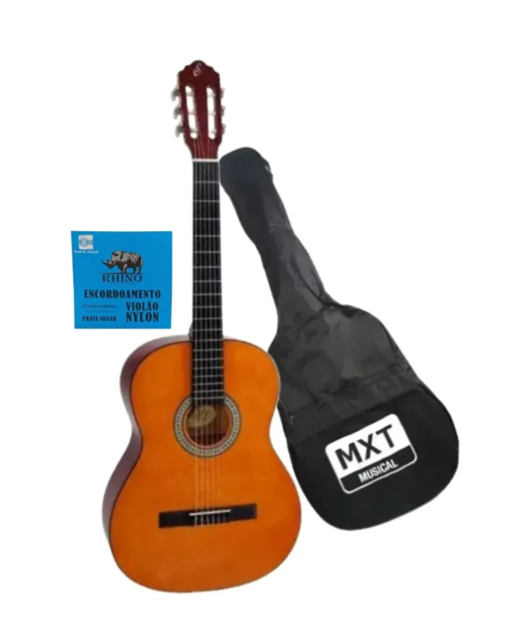 Kit Violão Giannini S-14 N Start Acustico Aço Natural + Capa e Encordoamento Brinde