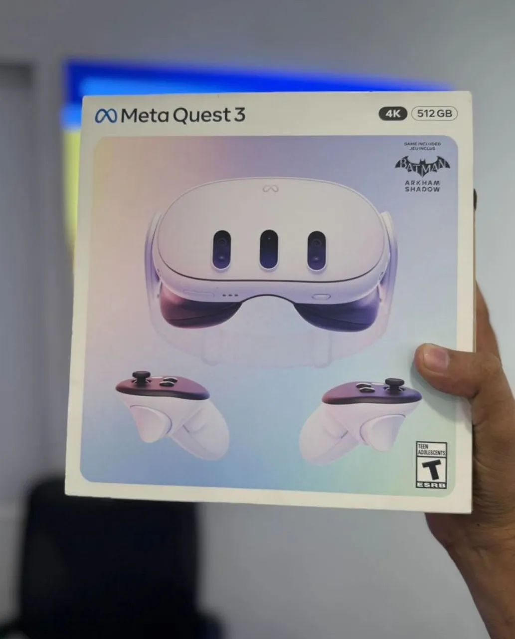 Meta Quest 3 Óculos de realidade virtual 4K 512GB Lacrado - Peças