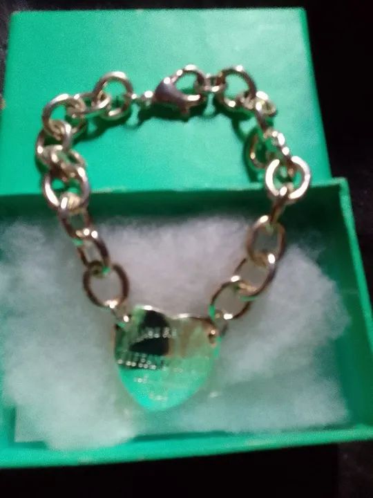 Pulseira Tiffany & Co. com Coração em Prata de Lei - Foto 3