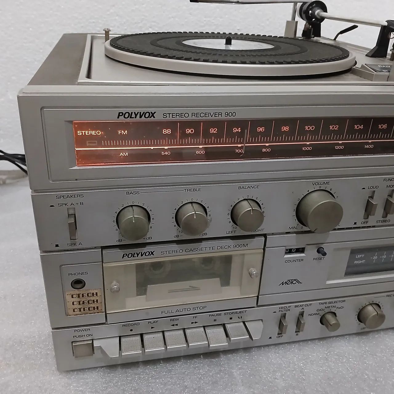 Som Polyvox 3x1 Toca Discos - Deck - FM  - Foto 4