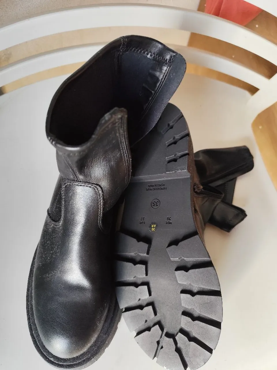 Botas de cano longo pretas - Tamanho 35