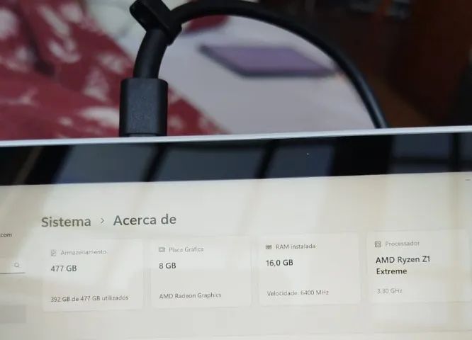 Rog Ally Amd Z1 512 Gb Ssd 16 Gb RamWindows 11 Home - Foto 2