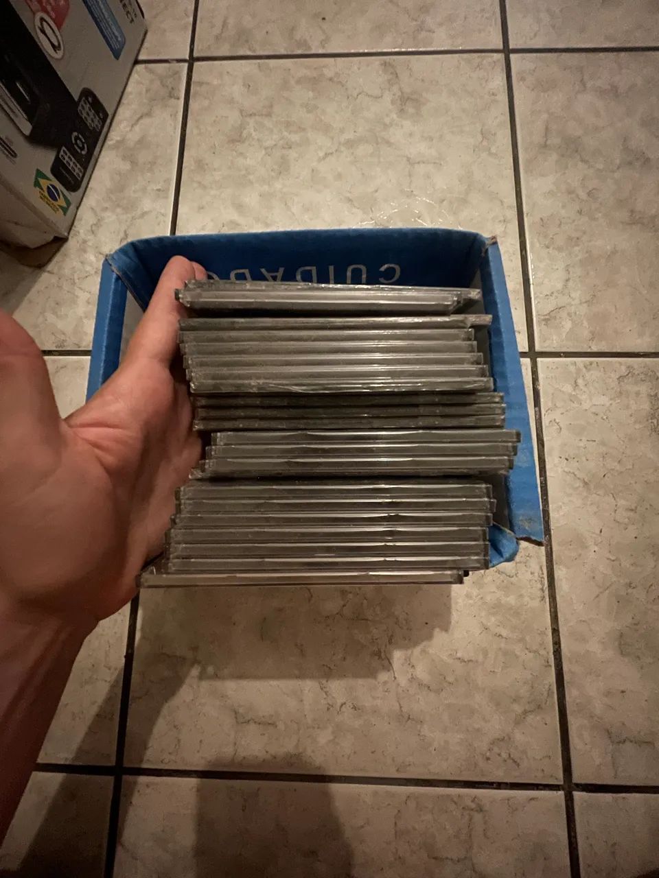 DVD VIRGEM COM CAPA ACRÍLICA 