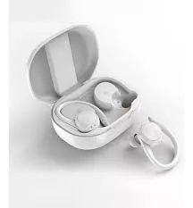 Fone Earbuds Tws Bluetooth 5.0 Sport com Visor Cor Branco - Foto 2
