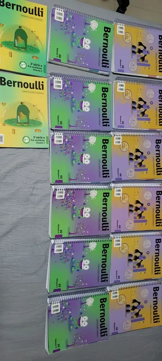 Livros Bernoulli- 6 volumes, completos atualizados 2024