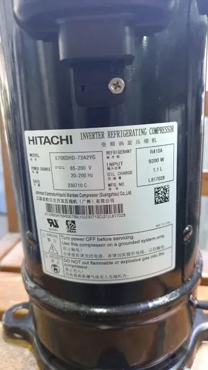 Compressor Vrf R410 220v Hitachi