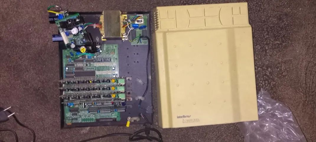 Pabx Lobby200 kit de Placas Ramais + placa CPU da Central Intelbras - Foto 3