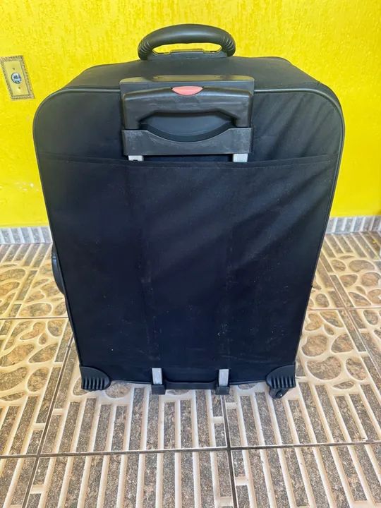 Mala de Viagem Preta 23 kg  - Foto 4