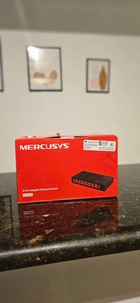 Mercusys MS108G, Switch De Desktop, 8 * Portas LAN Gigabit 10/100/1000Mbps