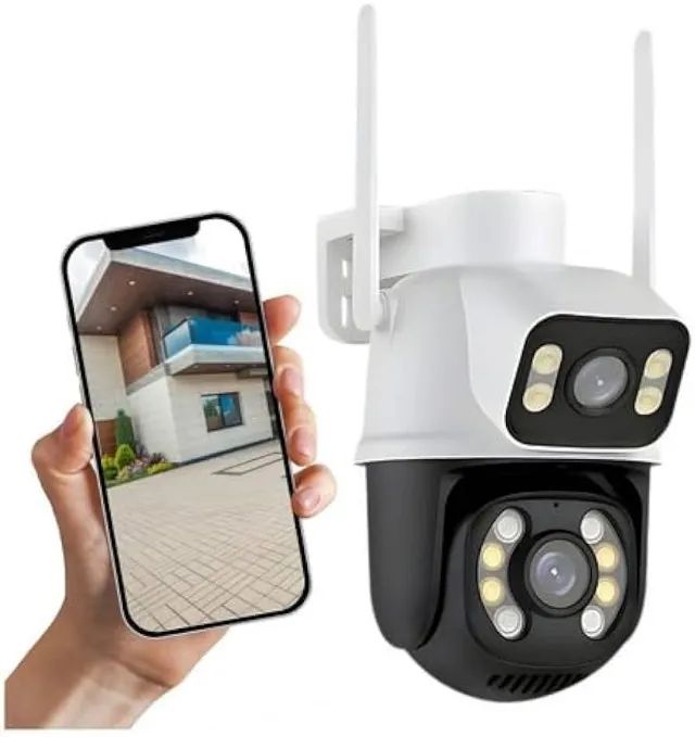 Câmera Wi-Fi Dupla Externa 9H Rastramento - Somente essa semana !