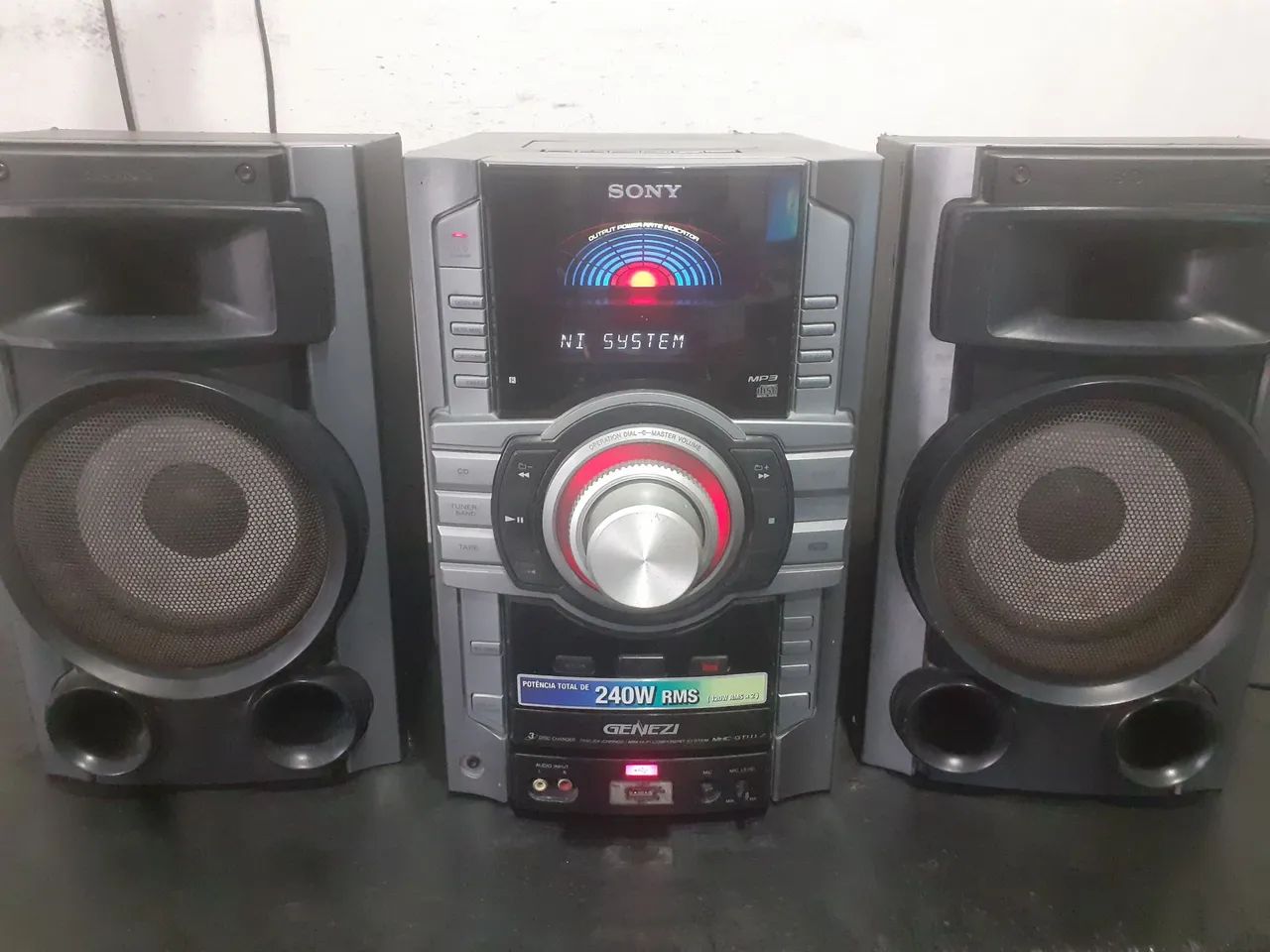 Som Sony 240w MHC-GT111Z FM CD USB mp3  - Foto 2