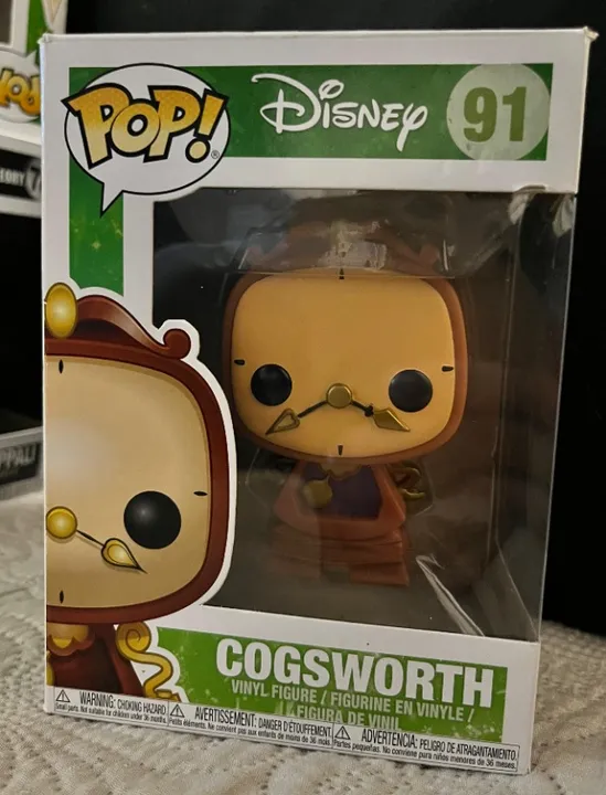 Funko Pop Cogsworth / Horloge 91 - A Bela e a Fera