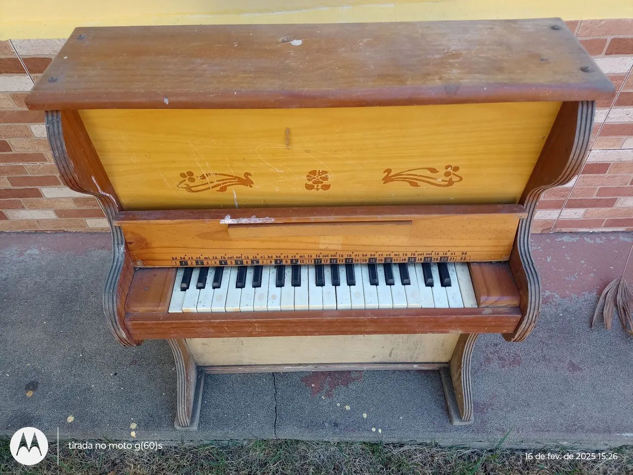 Piano de brinquedo Hering antigo - Foto 2