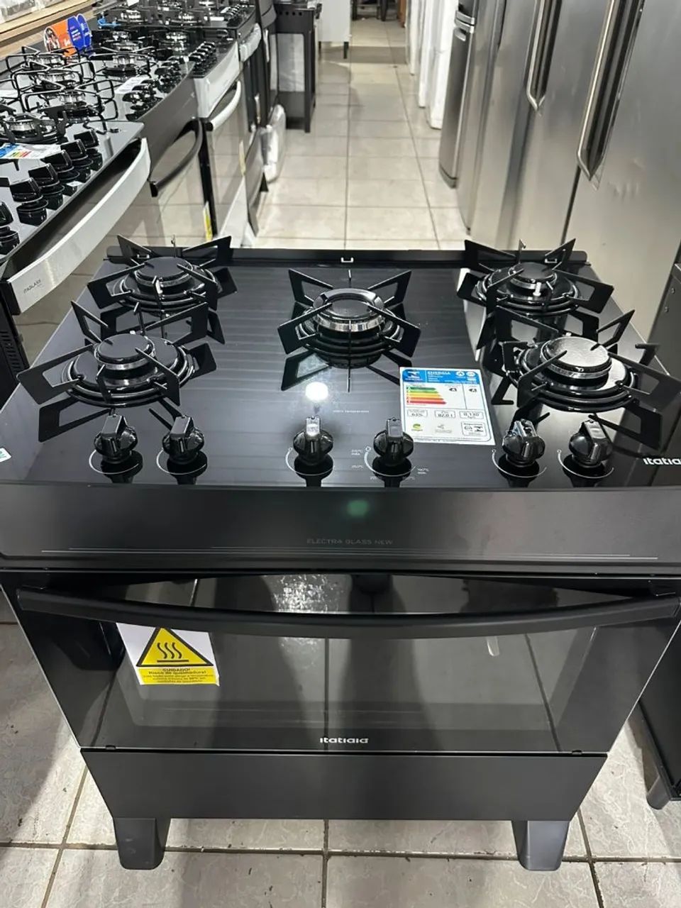 Fogão electraglass  5 bocas Itatiaia com acendimento automático - Foto 6