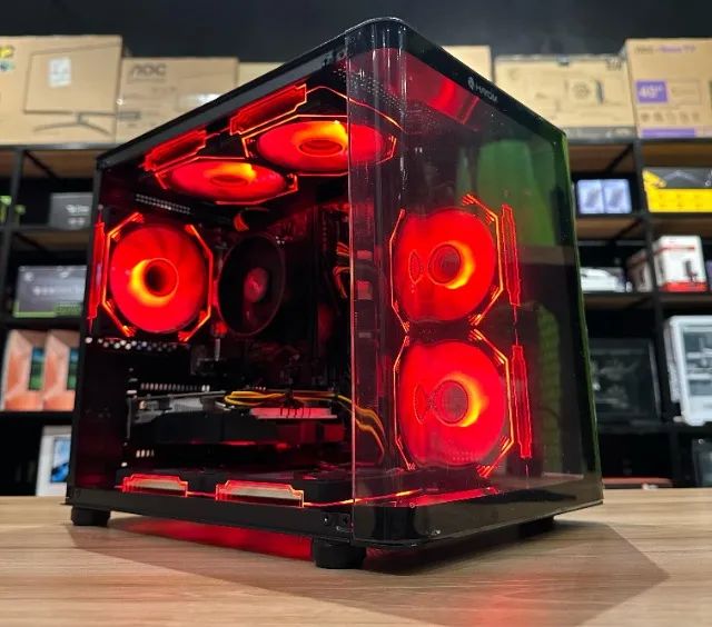 Pc Gamer ryzen 5 5500 + RX580 8gb / 16GB 3200mhz - Pronta entrega (Loja Física)