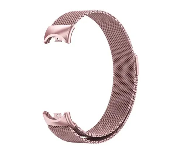 Pulseira Rosa metálica magnética p/ Mi band 8 e 9 rosa R$ 35,00 / Preta 40,00 - Foto 2