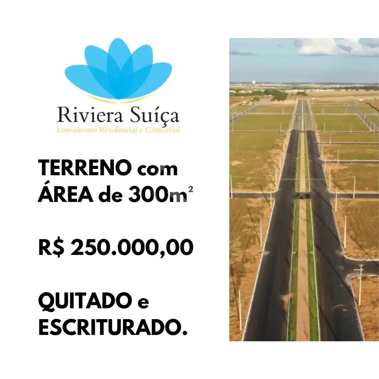 TERRENO COM 300 M² NO BAIRRO RIVIERA SUÍÇA SINOP-MT codigo: 99012