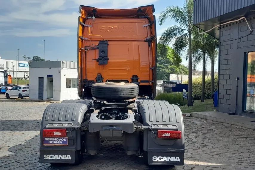 SCANIA R450 A6X2 2022/2023 - SAIA LATERAL, DEFLETORES, PNEUS NOVOS IMPORTADOS, ADAS - Foto 5