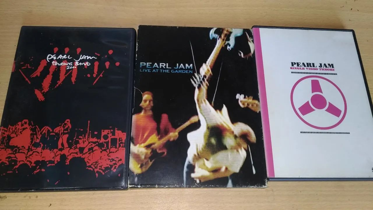 DVDs Pearl Jam - Coleção de Shows e Vídeos
