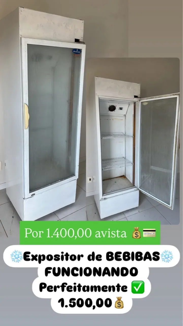 Expositor de Bebidas Funcionando