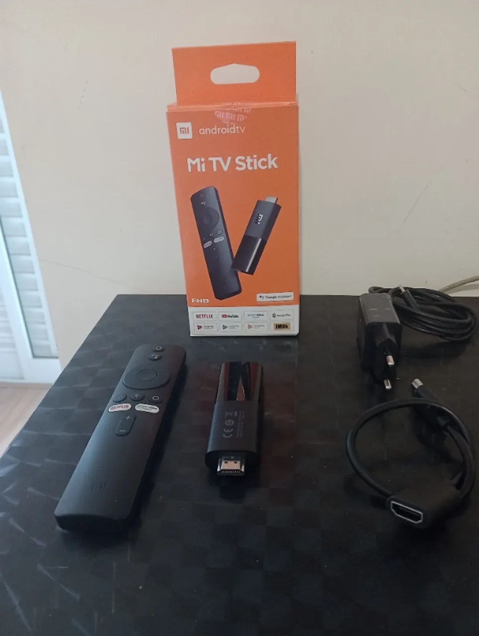 Mi Tv Stick Xiaomi Fhd Preto Padrão (Usado)