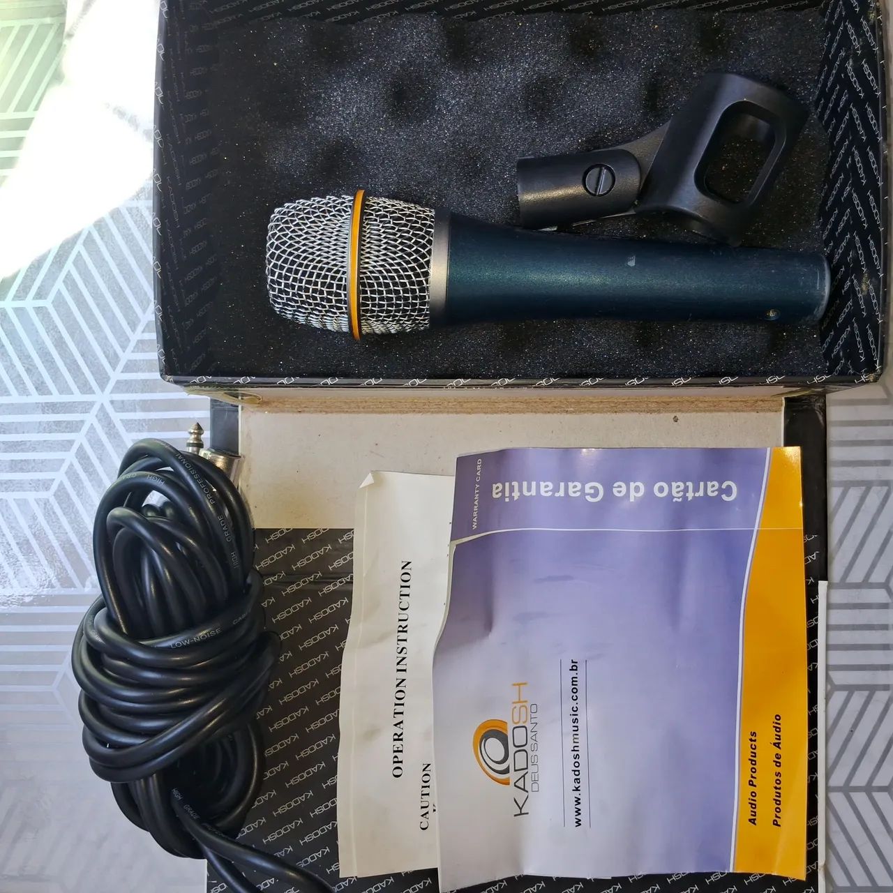 Microfone Kadosh K98 - Microfones e Gravadores - Madureira, Rio de