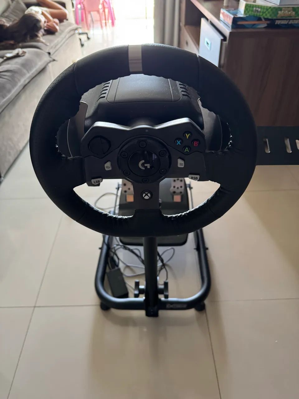 Volante gamer Logitech G G920 com Suporte Extreme - Foto 5